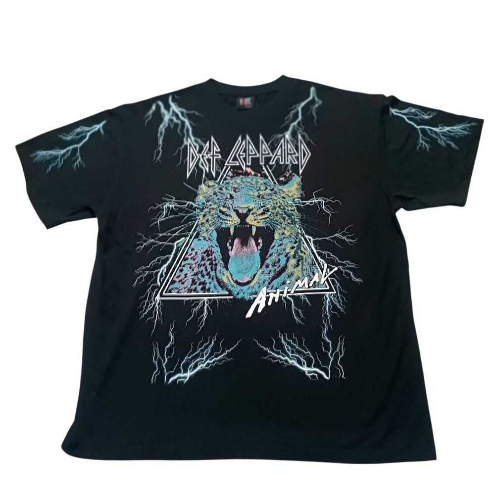 Giant Vintage Def Leopard Band T-Shirt Men's Size XXL NWOT NEW